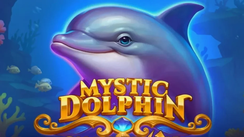 Tampilan visual slot Mystic Dolphin Charge Up dengan tema bawah laut yang cerah